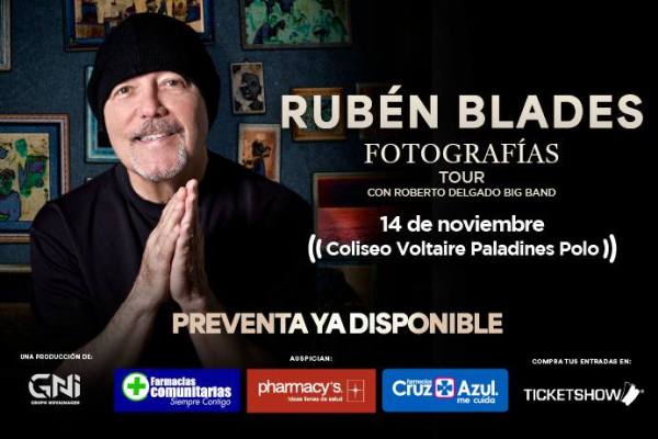 Rubén Blades confirma concierto en Guayaquil para 2026: precios, localidades y dónde comprar entradas